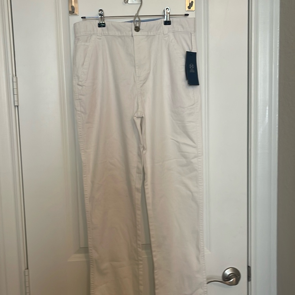 Boys Tommy Hilfiger pants, white, Size 20, new